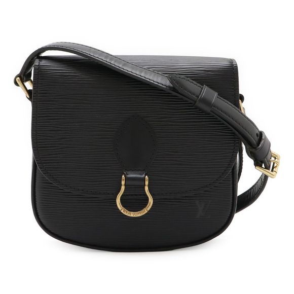 Louis Vuitton Epi Mini Sans Clou Shoulder Bag Pochette Diagonal Leather Noir - Picture 1 of 9